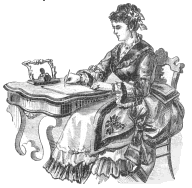 lady writing